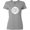 thumbnail image 3 of Inktastic Proud Firefighter Aunt WHT Women's T-Shirt, 3 of 5