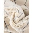 thumbnail image 5 of Marilyn Monroe Glam Collection Area Rug - Trellis (7' 10" Square White Silver/Silver), 5 of 11