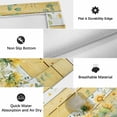 thumbnail image 6 of Sunflower Outdoor Rug for Patio/Deck/Porch, Non-Slip Large Area Rug 5 x 8 Ft, Summer Eucalyptus Botanical Floral Yellow Wood Indoor Outdoor Rugs Washable Area Rugs, Camping Rug Carpet Runner, 6 of 8
