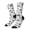 2 Black-2, variant on Snake Pattern Sport Socks for Women and Men Crew Socks Sporty Calf Socks Casual Socks