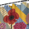 thumbnail image 4 of Rustic Roses Shower Curtain - Countryside Charm with Classic Blooms, 72x84 Inches, 4 of 5