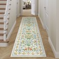 thumbnail image 5 of BERTHMEER 2'x8' Washable Runner Rugs for Bathroom Bedroom Entryway Kitchen Non Slip Vintage Flower Print Dorm Office Oriental Throw Rugs, 5 of 6