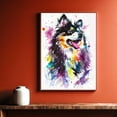 thumbnail image 5 of Finnish Lapphund Canvas Wall Art, Modern Cute Colorful Finnish Lapphund Canvas Dog Art Pictures Wall Decor for Kids Bedroom Decoration Unframed 8x12 inches, 5 of 5
