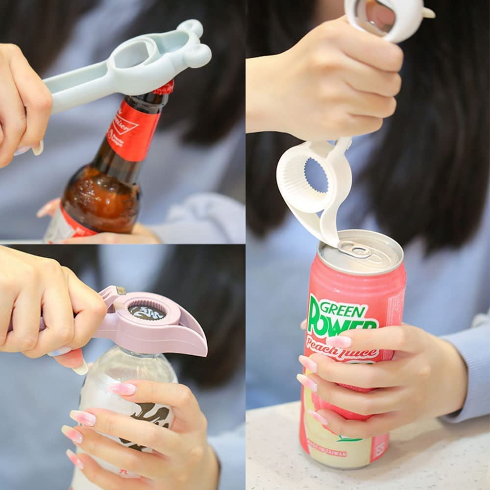 FVOWOH Creative Multi Purpose Beverage 4 In 1 Can Opener Lid Opener Kitchen  Tool Wireless Curtain Opener(l2-Purple) - Yahoo Shopping