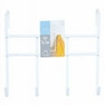 thumbnail image 3 of Spectrum 4 Hook Over the Door Rack Padded No-Tool Fits Most Steel, White, 3 of 3