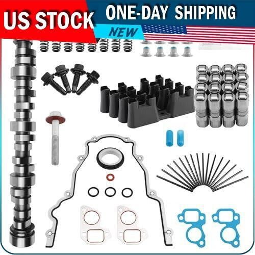 Sloppy Stage 2 Camshaft Kit with Lifter Pushrods Set for GM Chevy LS1 1997-2007