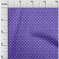 thumbnail image 2 of oneOone Rayon Medium Purple Fabric Leaves Dress Material Fabric Print Fabric By The Yard 56 Inch Wide, 2 of 4