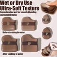 thumbnail image 2 of 1 Box of 6 PCs Guoxiaoniu Chocolate Color Quick Makeup Foundation Puff Set, 2 of 5