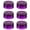 Purple, variant on WRISTBIQUE Effect Caps Guitar Knobs Purple 6Pcs 1In Square Plastic