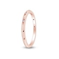 thumbnail image 4 of AFFY Round Cut White Natural Diamond Band Ring In 14k Solid Rose Gold (0.04 Ct),Ring Size-4.5, 4 of 6