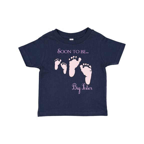 Inktastic Soon to Be Big Sister Girls Toddler T-Shirt