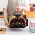 thumbnail image 4 of Horror Freddy Krueger Portable Lunch Bag, Insulated Lunch Box Reusable Lunch Totes Bag for Camping Hiking Travel Picnic, 4 of 8