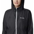 thumbnail image 4 of Columbia Women's Flash Forward Windbreaker, Black, Medium, 4 of 5