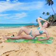 thumbnail image 6 of Dreamtimes Tropical Palm Leaf Beach Towel Quick Dry Absorbent Bath Towels Sandproof Lightweight Towel for Gym Yoga Sports Swimming 31x71in, 6 of 7