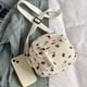 thumbnail image 5 of Qiansheng 9675 Bolso Bandolera para Mujer Bolso Cuadrado Pequeño Pana Versátil (01) Blanco, 5 of 9