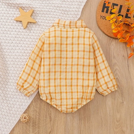 

Gubotare Baby Rompers Boy Unisex Baby Organic Cotton Bodysuits A 3-6 Months