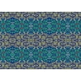 thumbnail image 1 of Ahgly Company Indoor Rectangle Patterned Seafoam Green Area Rugs, 7' x 10', 1 of 6