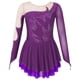 thumbnail image 3 of Leotardo de gimnasia con diamantes de imitación brillantes para niños pequeños, vestido de baile de Ballet con gancho para los dedos, disfraz de bailarina de manga larga para patinaje artístico, 3 of 5