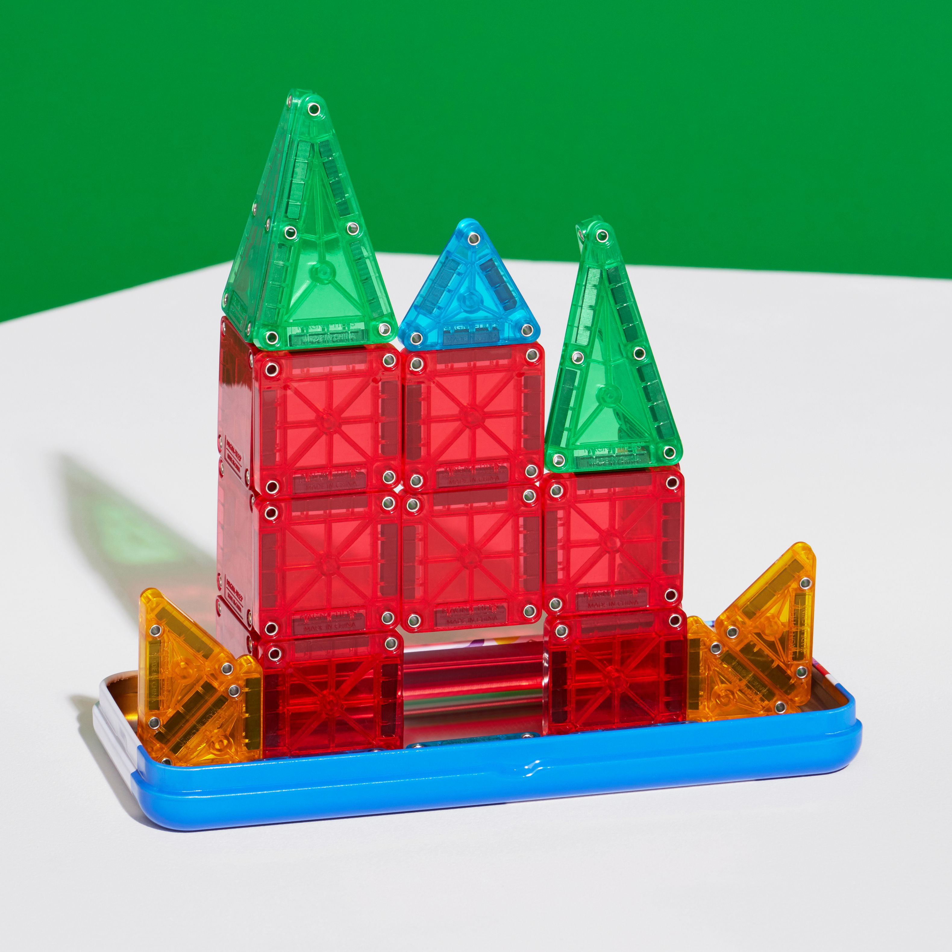MAGNA-TILES microMAGS Travel Magnetic Construction Set, The Original Magnetic Building Brand, 26 Piece Travel Toy for Boys and Girls