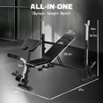 thumbnail image 6 of FLYBIRD Olympic Weight Bench - Adjustable Press with Rack, Leg Developer & Preacher Curl (1000Lbs/2025), 6 of 9