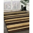thumbnail image 2 of Ahgly Company Indoor Square Abstract Bronze Brown Abstract Area Rugs, 8' Square, 2 of 6