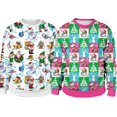 thumbnail image 3 of Suéter navideño feo para regalar, elfo de Papá Noel, divertido jersey para mujer y hombre, camisetas y suéteres, ropa de otoño e invierno., 3 of 4