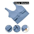 thumbnail image 4 of LELINTA Women Padded Sports Bra, Gym Workout Tank Tops, Sexy Medium Support Yoga Bras with Removable Cups Fitness Running Shirts, 4 of 7