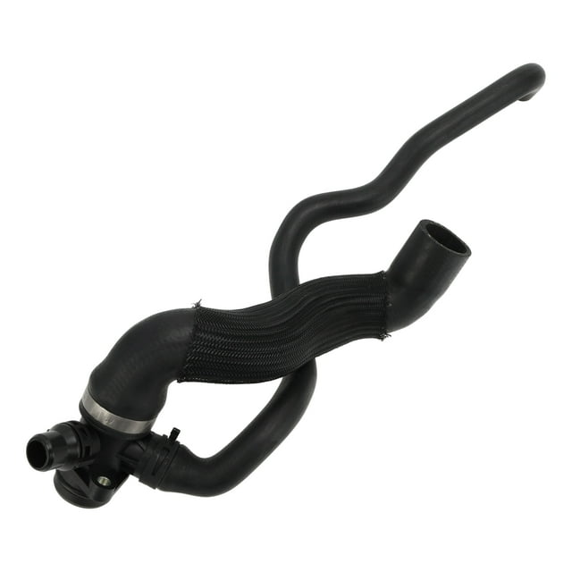 Manguera de radiador Unique Bargains para BMW X1 2012 No. 11537603515 Manguera de refrigerante de goma negra 1 Pc