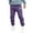 Purple, variant on Aayomet Men'S Jogger Sweatpants Men's Jogger Sweatpants Zipper Pockets Breathable Running Gym Workout Mesh Pants Open Bottom,Khaki XXL
