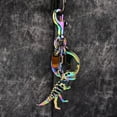 thumbnail image 6 of KUFptva Colorful Alloy Dinosaur Bone Keyring Eye Catching Metal Keychain Accessory Fashionable Bag Charm Ornament for Students, 6 of 7