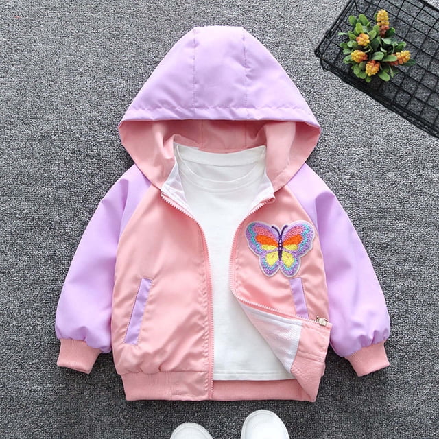 LOVZFMLL Jackets for Girls Kids's Clothing Kids's Spring Coats Small And Medium-sized Kids's Spring Coats 4-6 Years
