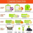 thumbnail image 5 of CORTADOR DE VERDURAS 14 PIEZAS VEGGIE SLICER, 5 of 5