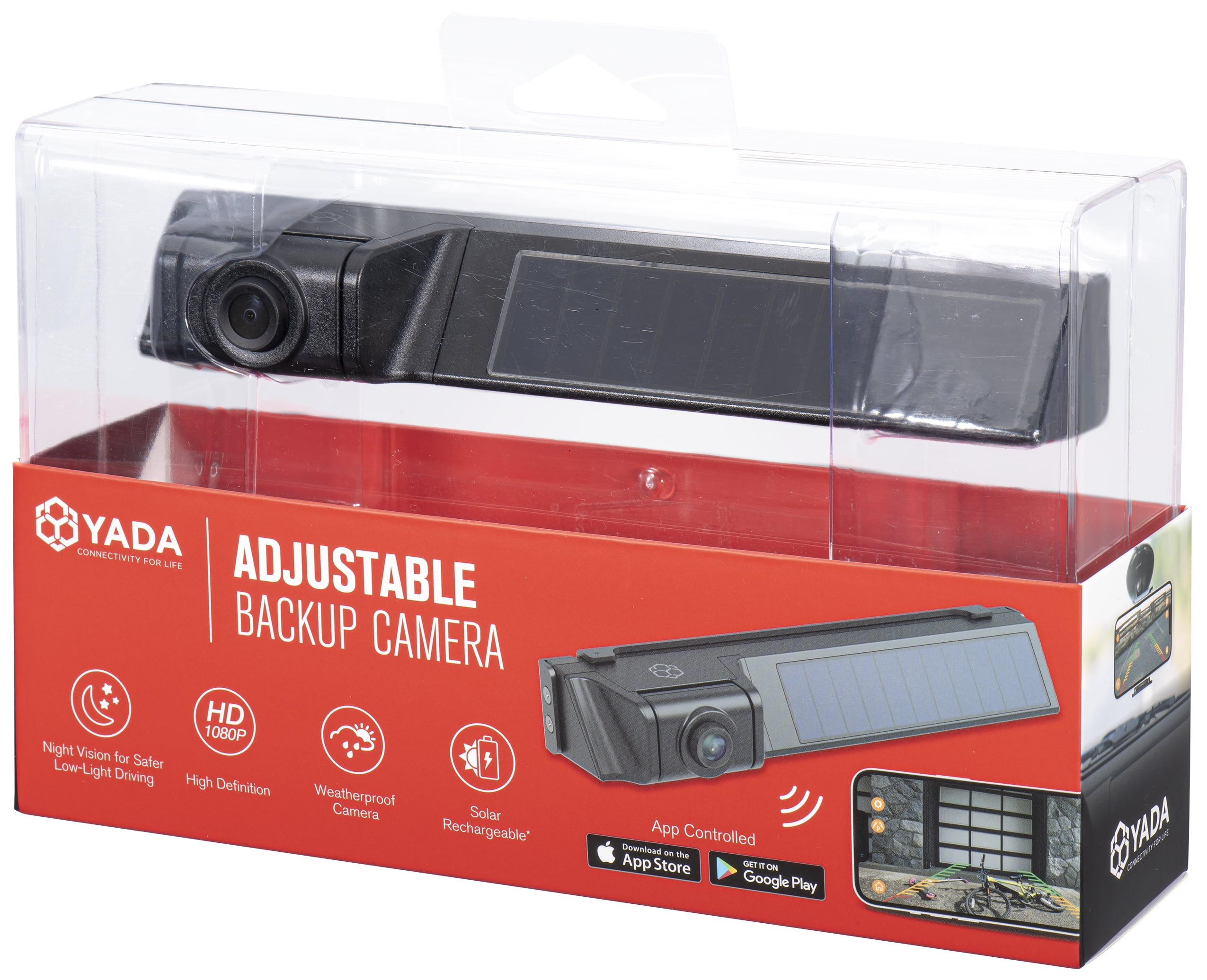 YADA 1080P Full HD Wireless Portable Backup Camera, App Controlled via
