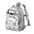 thumbnail image 2 of Dreamy Aesthetic Watercolor Butterfly Backpack - Waterproof Travel Bag with Spine-Protecting Ergonomic Design & Multiple Pockets, 2 of 5