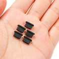 thumbnail image 3 of 5pcs Portable Block Wear-resistant Dustproof Cover Anti Dust Plug Silicone Stopper Type C Charger Port BLACK, 3 of 8