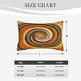 thumbnail image 6 of Bixox Colorful Swirl Printed Pillow Protector,Super Soft Ideal for Home,Guests,Rentals - 16"x24", 6 of 8