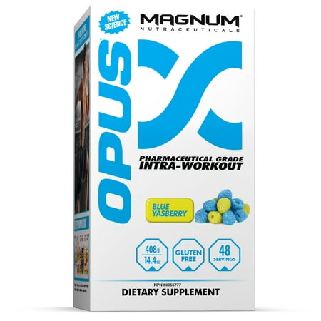 Magnum Nutraceuticals Opus intra-séance d'entraînement - bleu Yasberry - qualité pharmaceutique | Énergie anabolique | Endurance musculaire