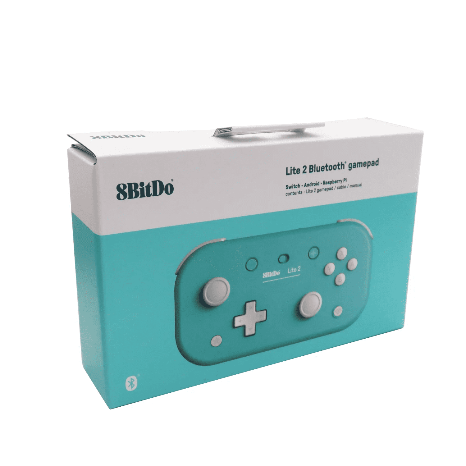 8BitDo Lite Turquoise Manette Bluetooth pour Switch Lite, Switch et Windows  - Nintendo