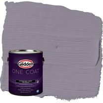 Glidden One Coat Tin Lizzie / Purple Flat Exterior Paint with Primer, 1 Gallon