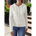 thumbnail image 4 of Suéteres de Punto para Mujer, Suéteres de Larga con Cuello en V, Camisetas Casuales, Conjuntos de Moda de Otoño. XL, 4 of 7
