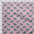 thumbnail image 3 of oneOone Cotton Cambric Fabric Horse Block Print Fabric BTY 56 Inch Wide, 3 of 4