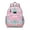 Pink-27, variant on Starfish and Seahorse Students Backpack with Tropical Coral, Ocean Marine Creatures, Nautical Anchor, Vintage Beach and Summer Seaside Theme