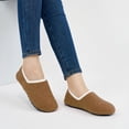 thumbnail image 6 of Ecetana Fuzzy Slippers for Women Plush Closed Back Non-Slip Indoor House Slippers, 6 of 7