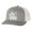 Heather Grey/White, variant on Golf Dad Golfer Men's Embroidered Mesh Back Trucker Hat, Silver/Grey Camo