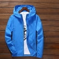 thumbnail image 2 of Mens Ultra-Thin Outdoor Windbreaker Lightweight Breathable Sun Protection Hooded Jacket, 2 of 3