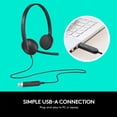 thumbnail image 4 of Auriculares Logitech USB H340 Stereo para Windows y Mac - Negro, 4 of 7
