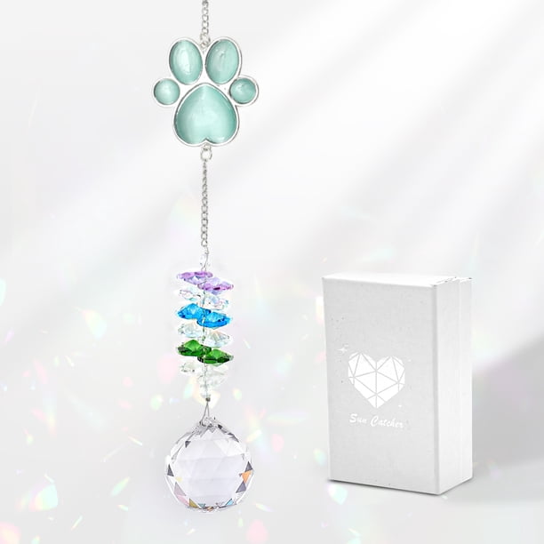 Regalos de memorial para perros Unique Bargains por la pérdida de un perro, pensativo regalo de recuerdo de mascota, captador de sol, regalo de recuerdo por la muerte de una mascota