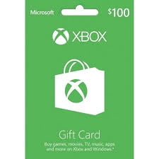 XBOX $100.00 Physical Gift Card