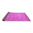 thumbnail image 2 of Ahgly Company Indoor Square Abstract Pink Contemporary Area Rugs, 6' Square, 2 of 4