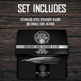 thumbnail image 4 of Viking Revolution - Straight Edge Barber Razor - Professional Straight Blade Razor for Men with 100 Single Edge Blades - Silver, 4 of 5
